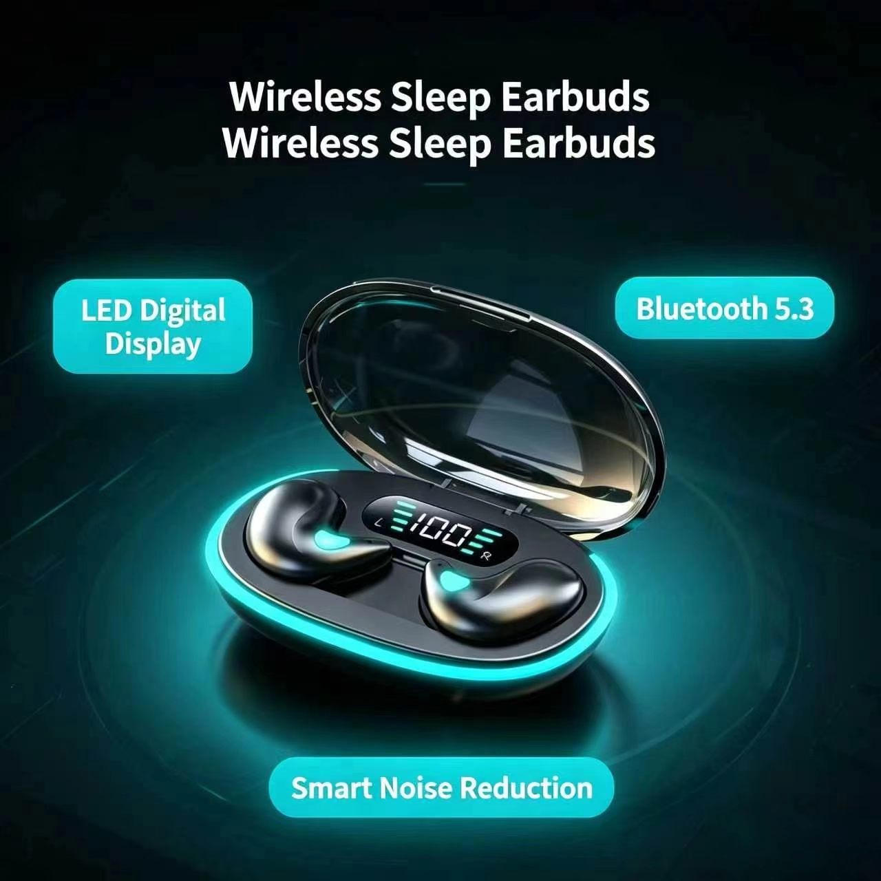 Sleep Mask Headphones Bluetooth - X55 หูฟังบลูทูธสำหรับการนอนหลับรุ่นใหม่ แบตเตอรี่ใช้งานได้นาน หูฟังไร้สายแบบไม่ต้องสอดเข้าหู หูฟังบลูทูธ