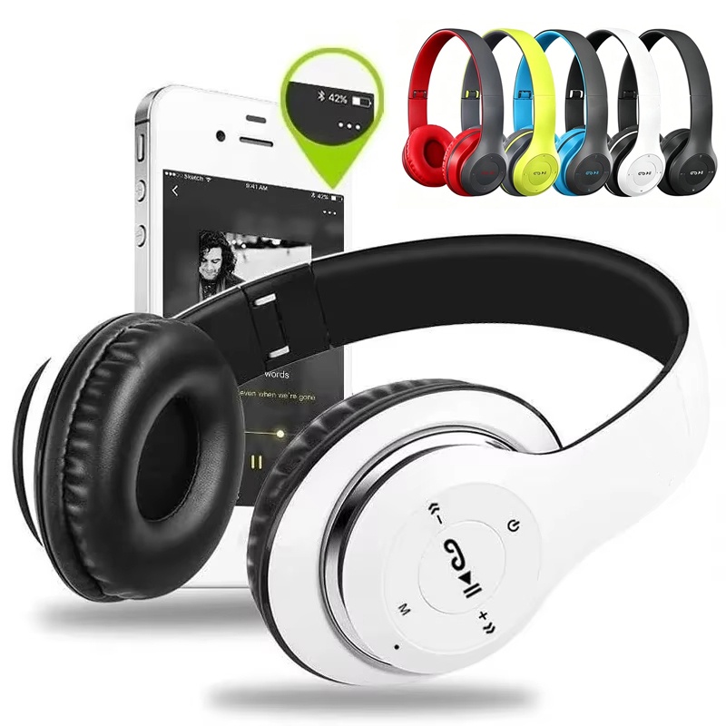 Anc Wireless Over Ear Headphones - หูฟังไร้สายบลูทูธ 5.0 แบบครอบหู คุณภาพเสียง HIFI สเตอริโอ