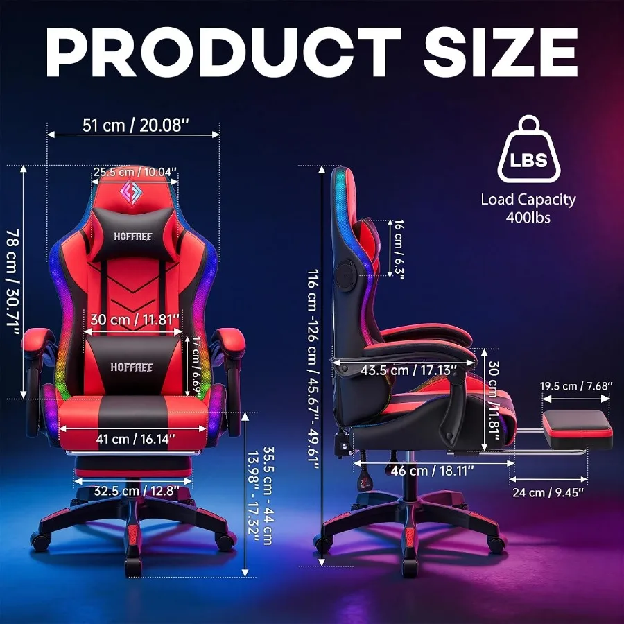 เก้าอี้เกมมิ่ง RGB พร้อมลำโพงแ - Speakers บทวิจารณ์และราคา