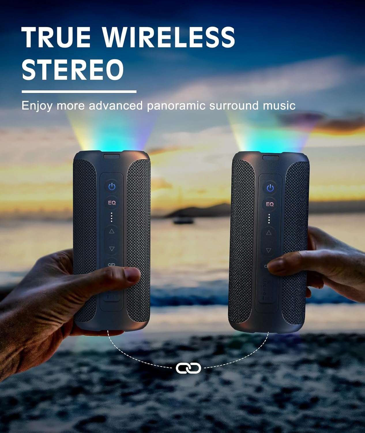 ลำโพงบลูทูธไร้สาย ortizan พร้อ - Portable Bluetooth Speaker Waterproof Ipx7 บทวิจารณ์และราคา