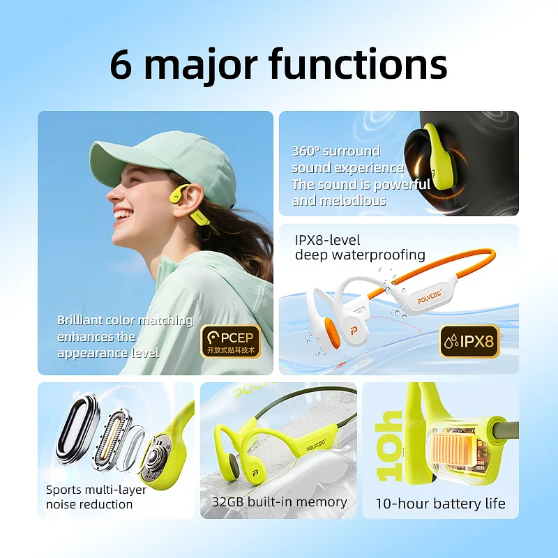 POLVCDG X9 หูฟังแบบนำเสียงผ่าน - Type C Wired Earphones With Mic บทวิจารณ์และราคา