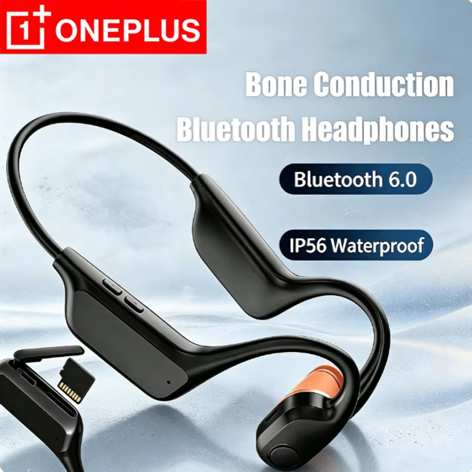 หูฟังบลูทูธแบบเปิดหู ใช้เทคโนโ - Bone Conduction Running Headphones บทวิจารณ์และราคา