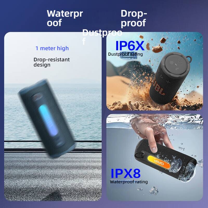 ลำโพงกันน้ำ JBL GRIP IPX7 รุ่น - Portable Bluetooth Speaker Waterproof Ipx7 บทวิจารณ์และราคา