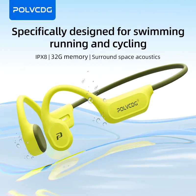 หูฟังว่ายน้ำแบบกระดูก POLVCDG  - Type C Wired Earphones With Mic บทวิจารณ์และราคา